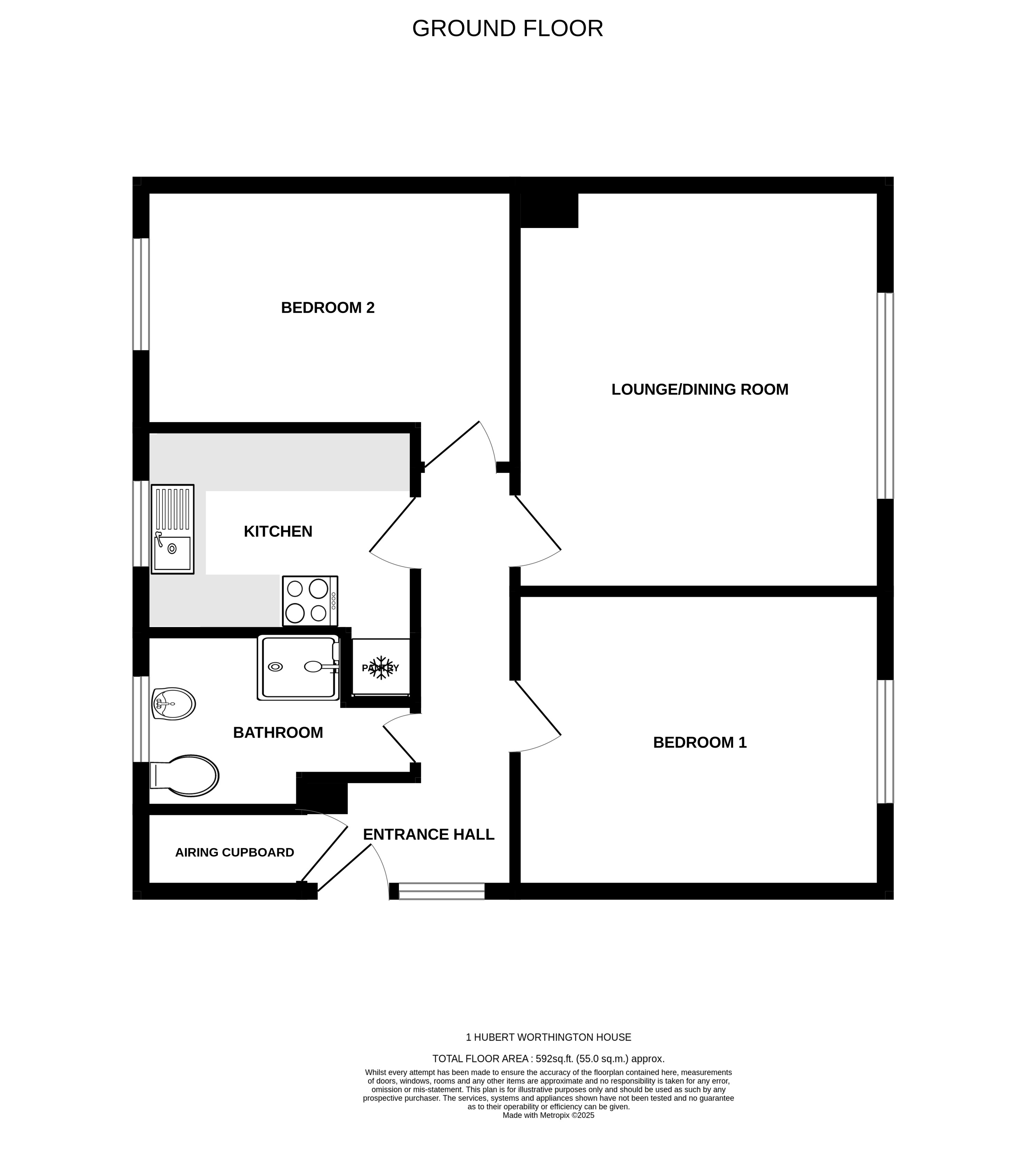 Floorplans For George Street, Alderley Edge, Cheshire