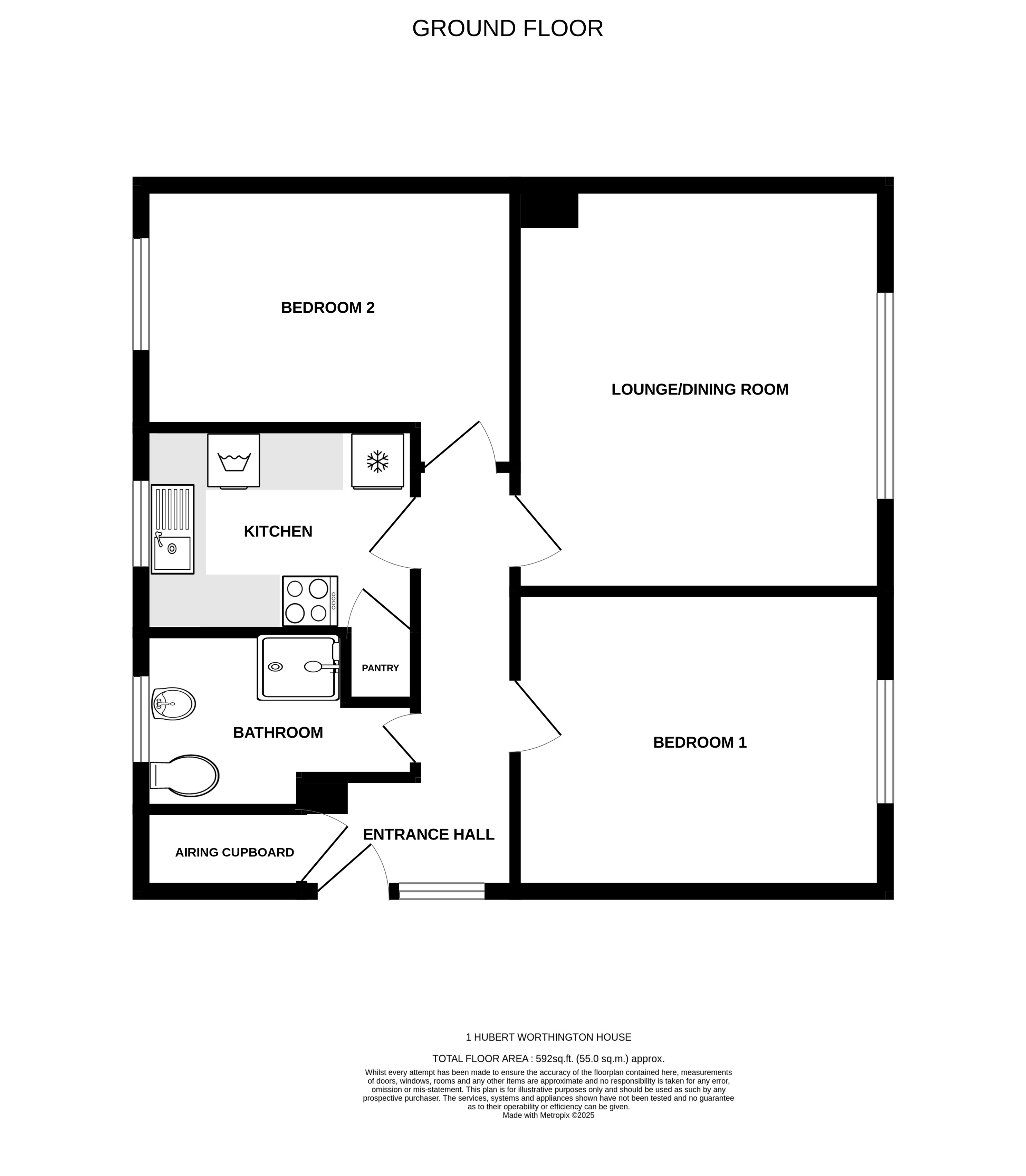 Floorplans For George Street, Alderley Edge, Cheshire