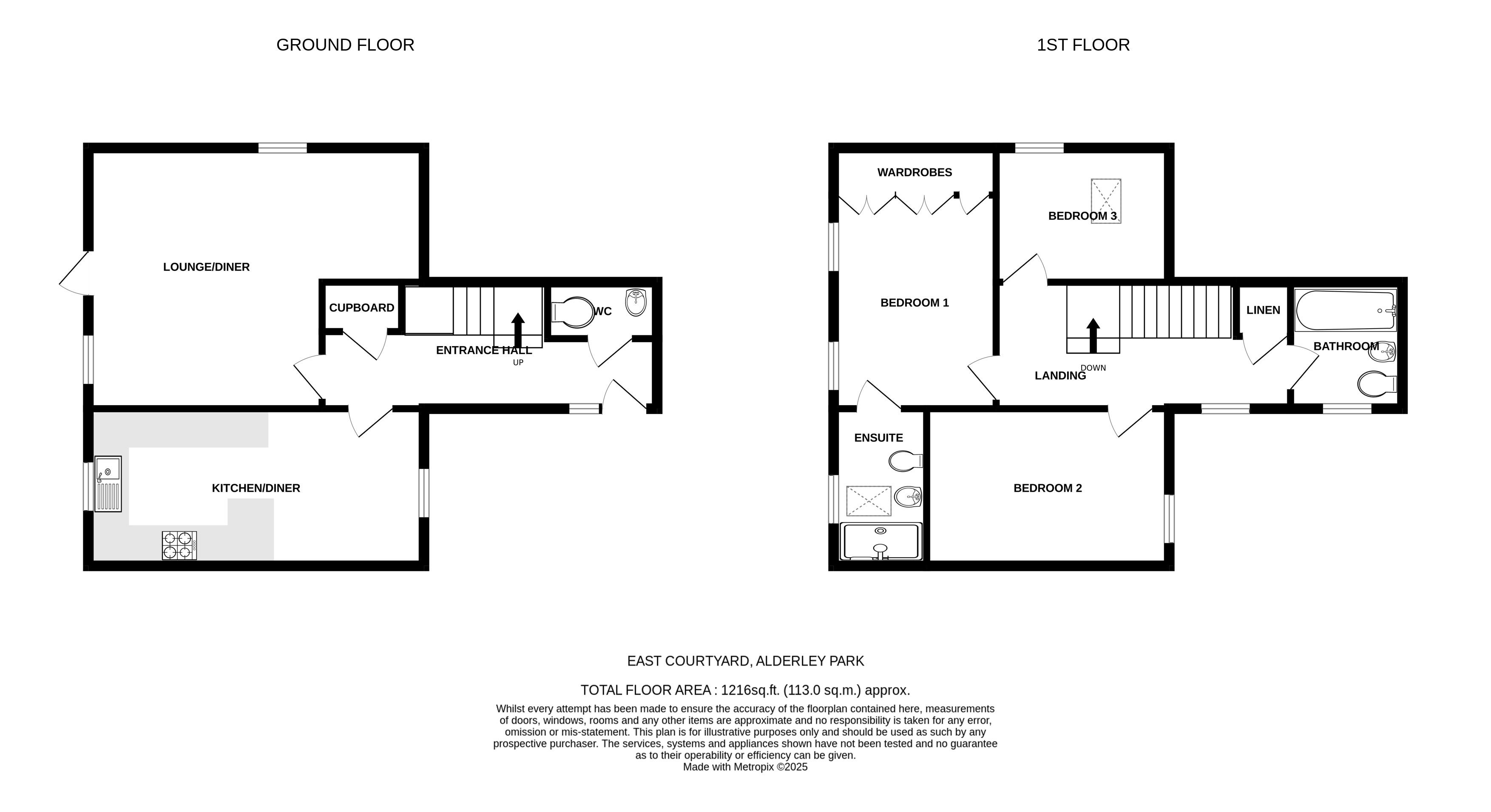 Floorplans For Congleton Road, Nether Alderley, Cheshire