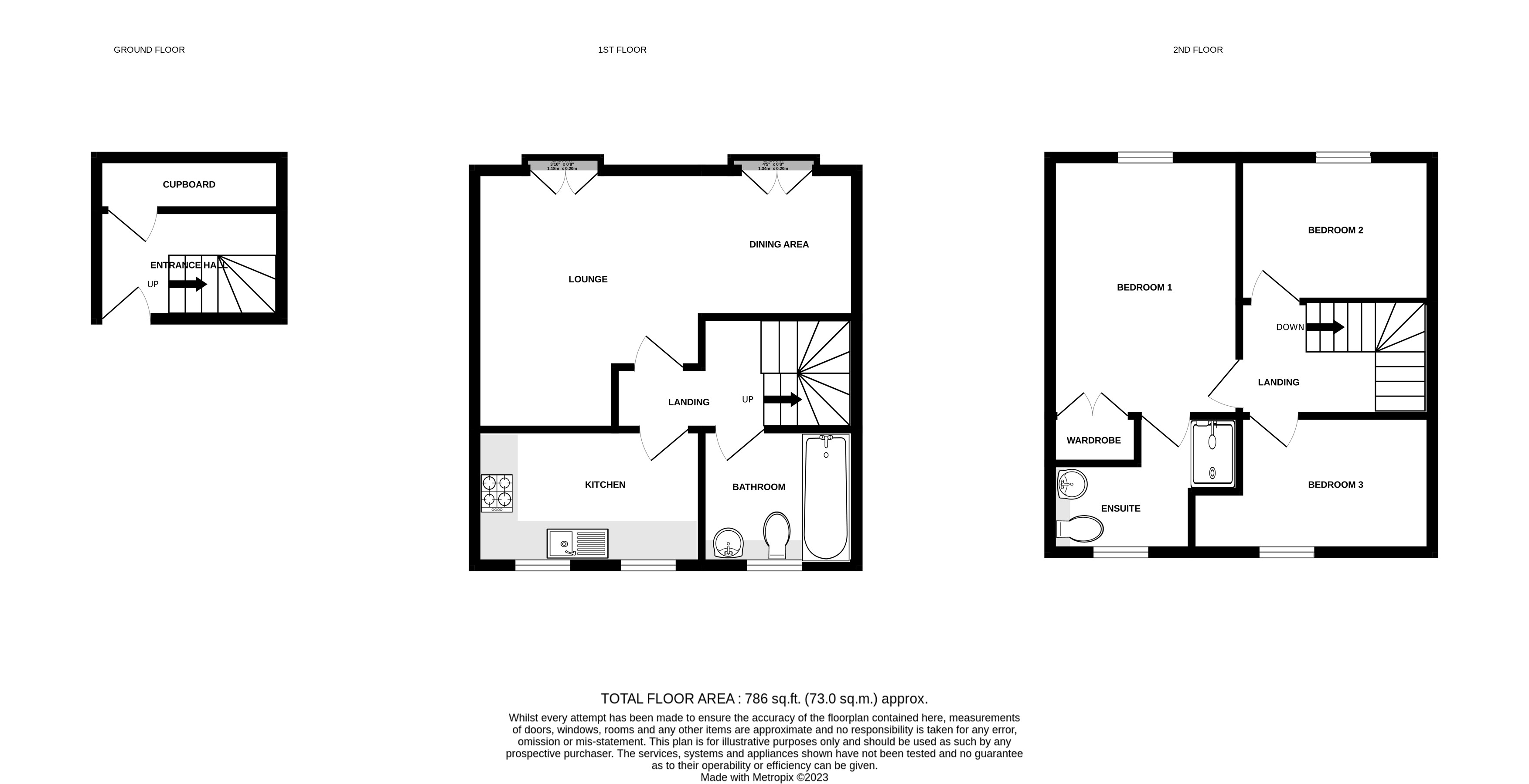 Floorplans For Arderne Place, Alderley Edge, Cheshire