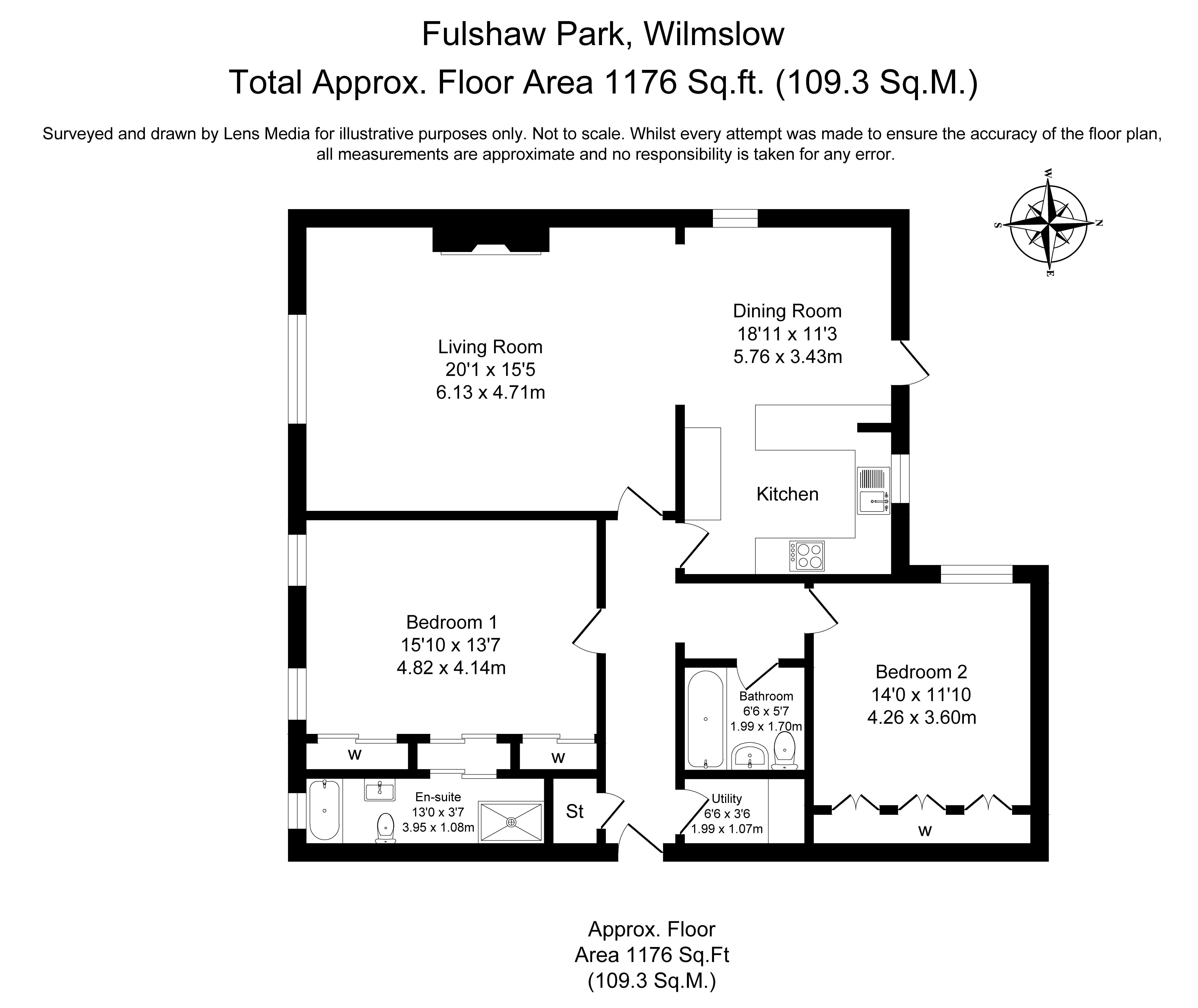 Floorplans For Fulshaw Park, Wilmslow, Cheshire