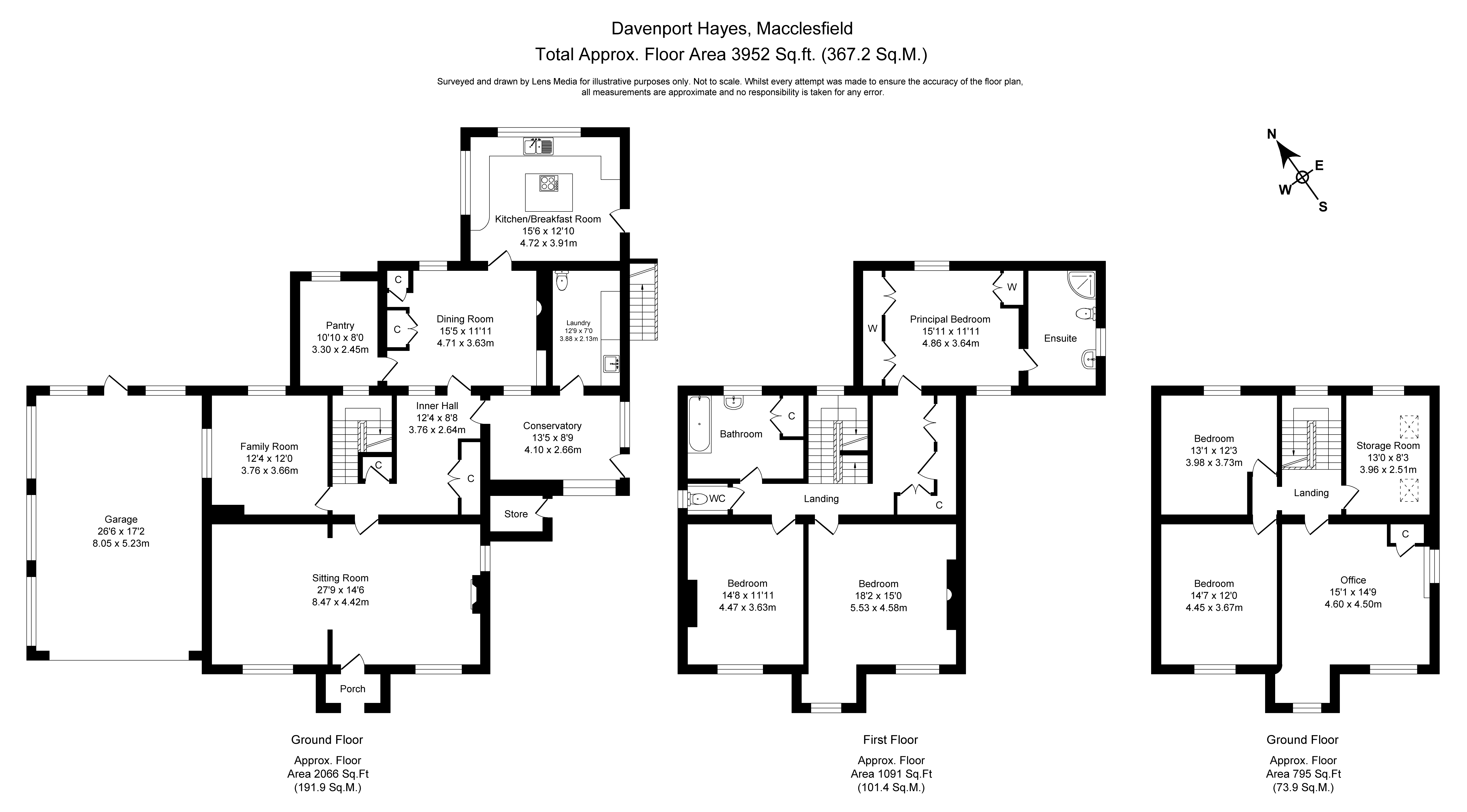 Floorplans For Henbury, Macclesfield, Cheshire
