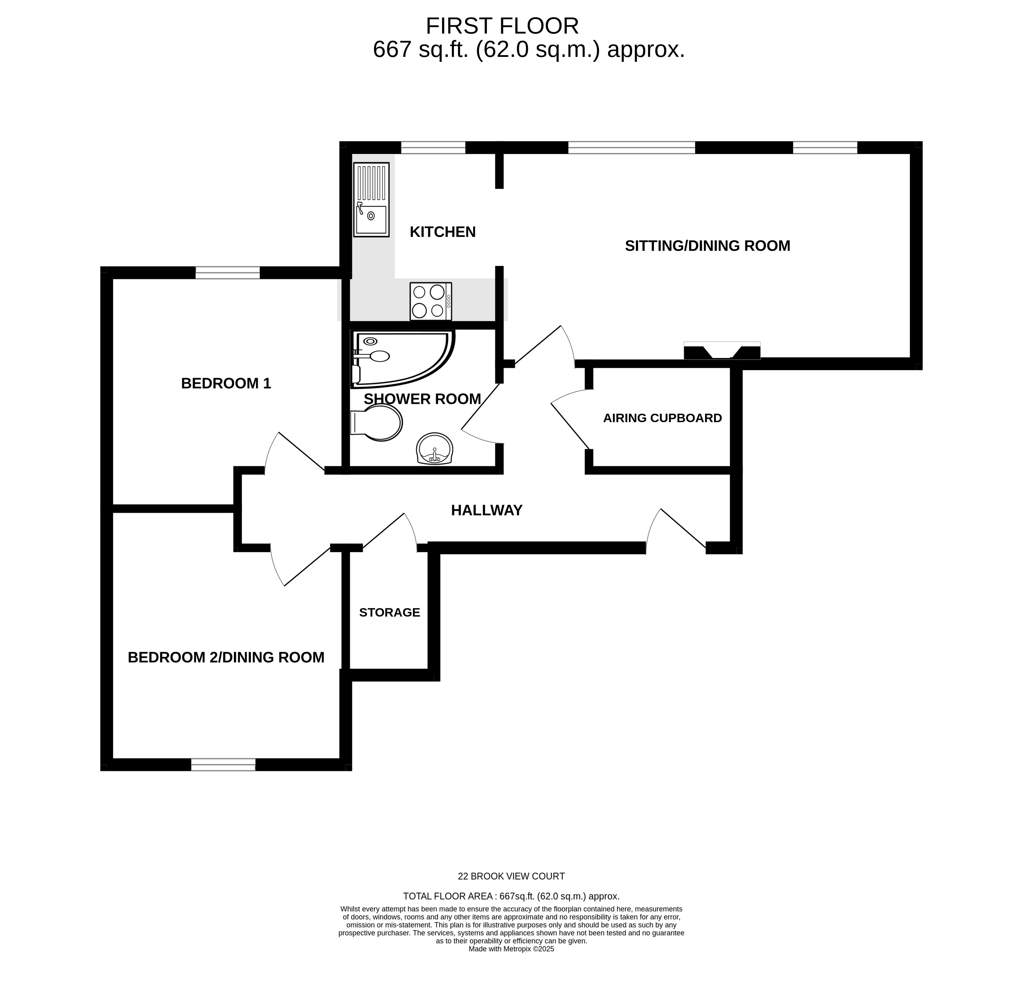 Floorplans For Brook Lane, Alderley Edge, Cheshire