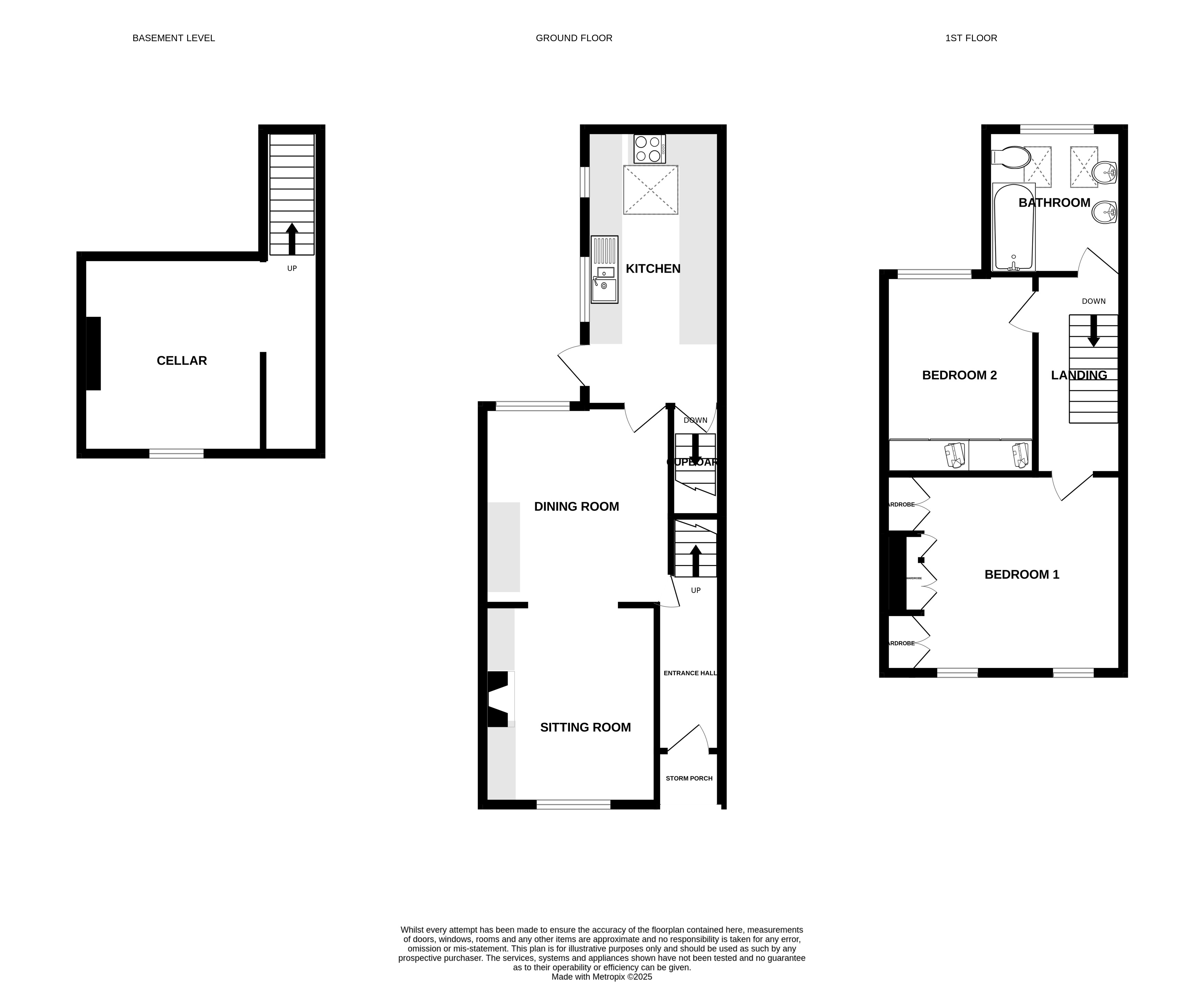 Floorplans For Moss Lane, Alderley Edge, Cheshire
