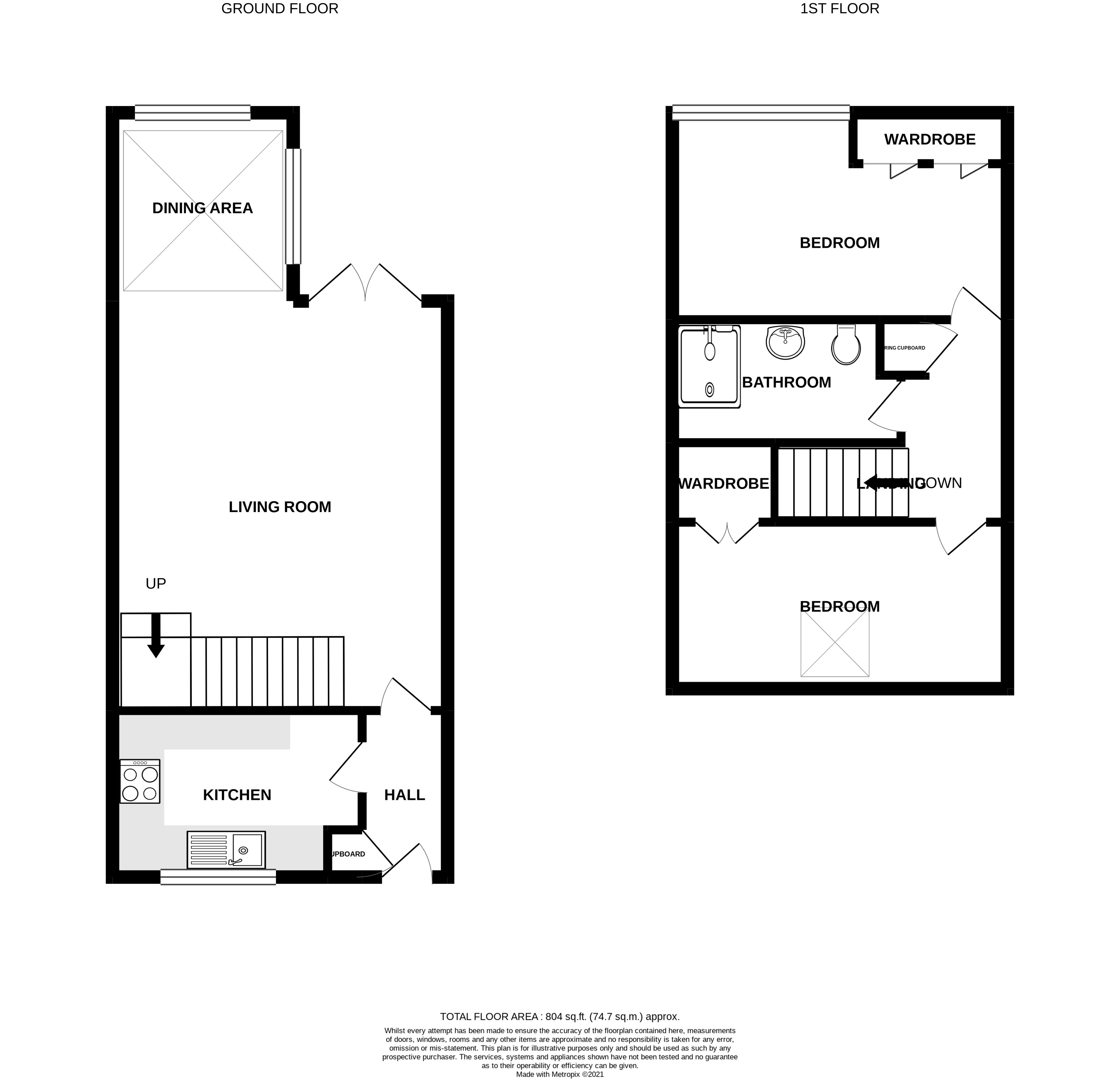Floorplans For Clarence Court, Wilmslow, Cheshire