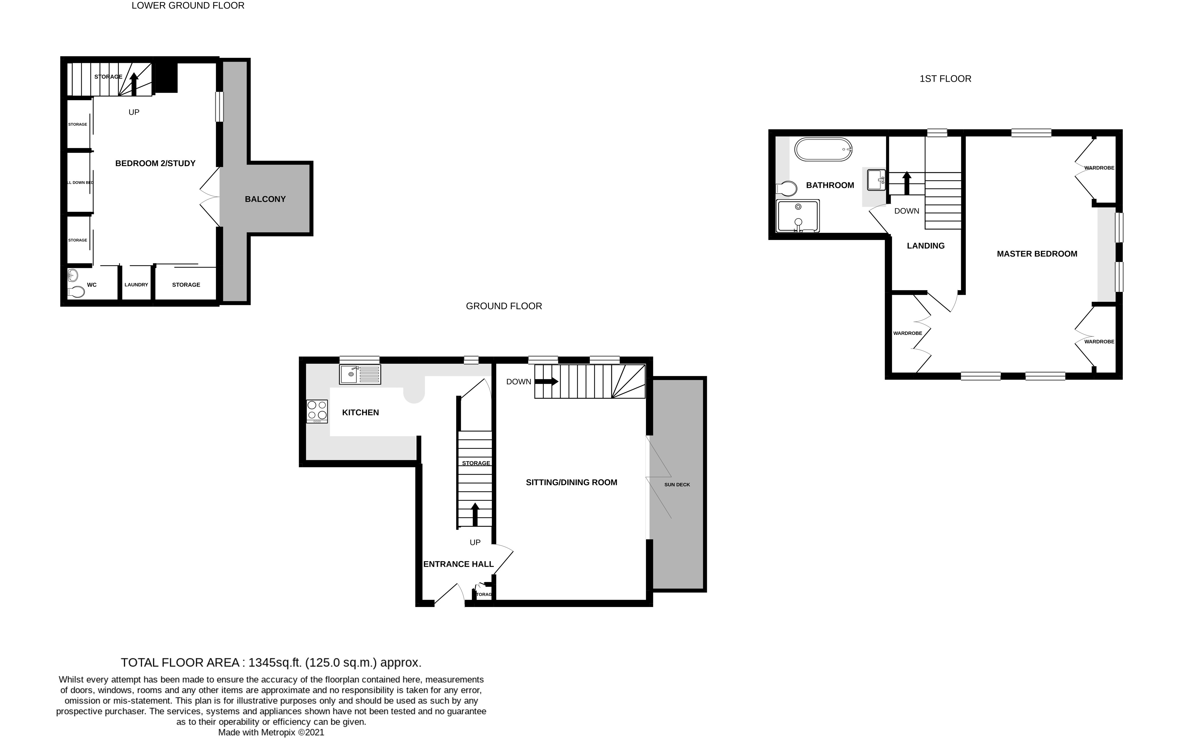 Floorplans For Woodbrook Road, Alderley Edge, Cheshire