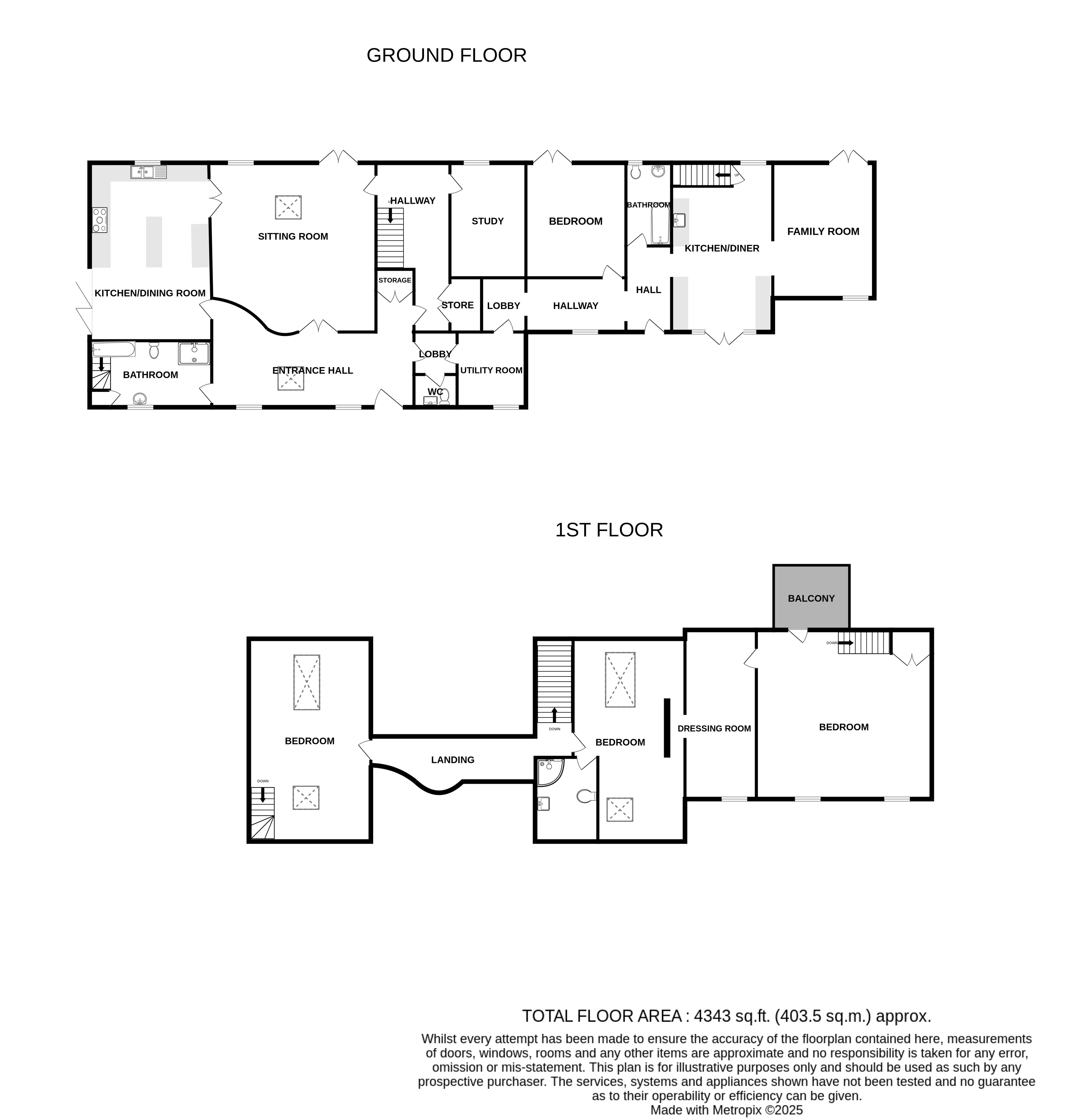 Floorplans For Mobberley, Knutsford, Cheshire