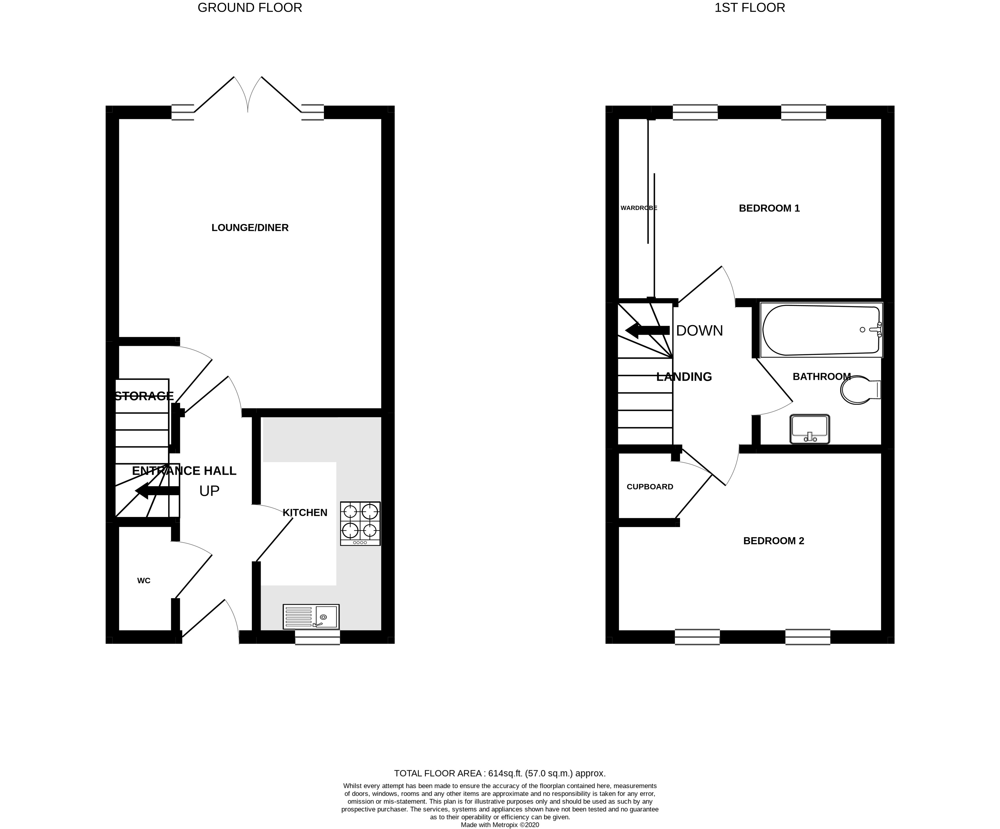 Floorplans For Townfield Place, chelford, cheshire