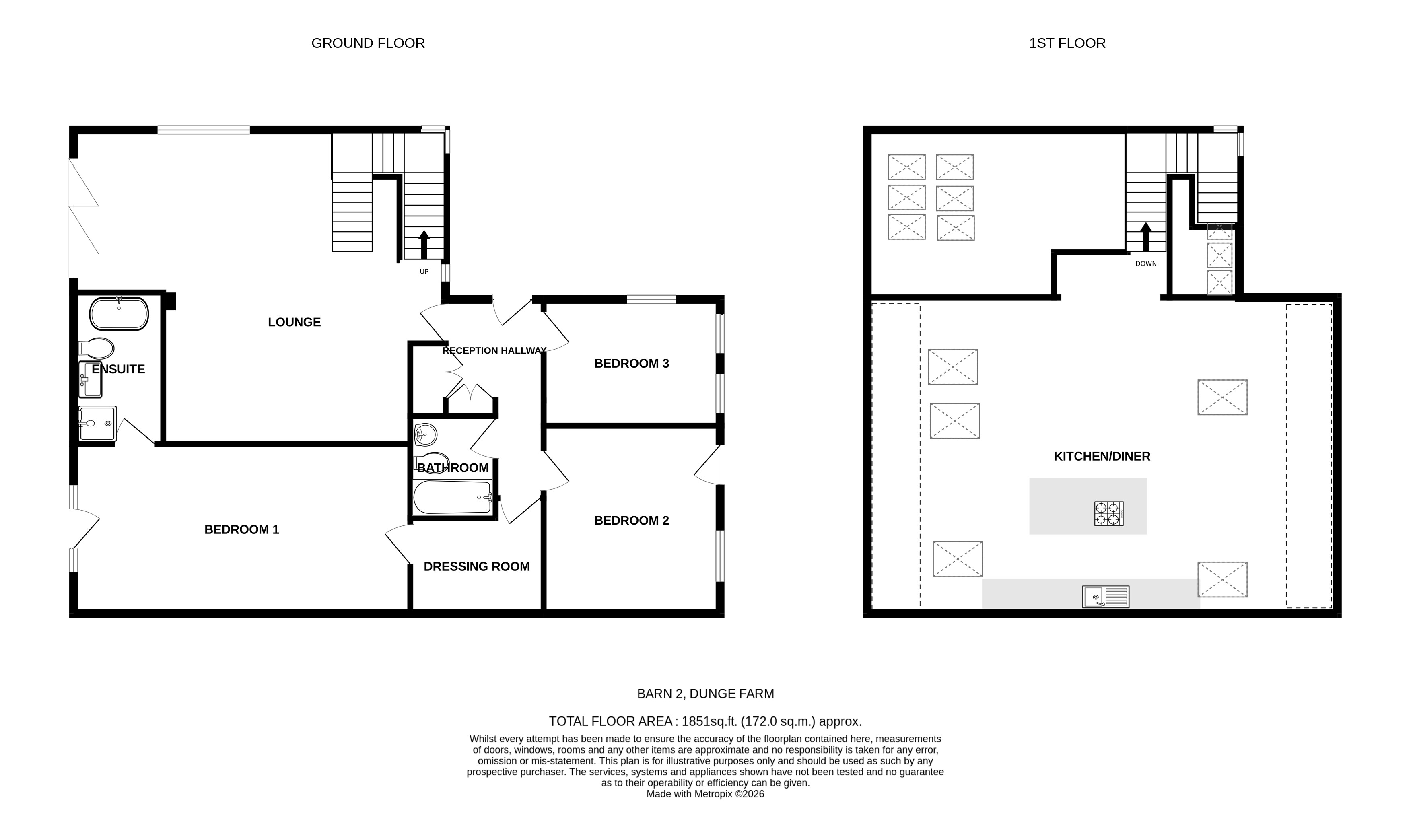 Floorplans For Over Alderley, Macclesfield, Cheshire