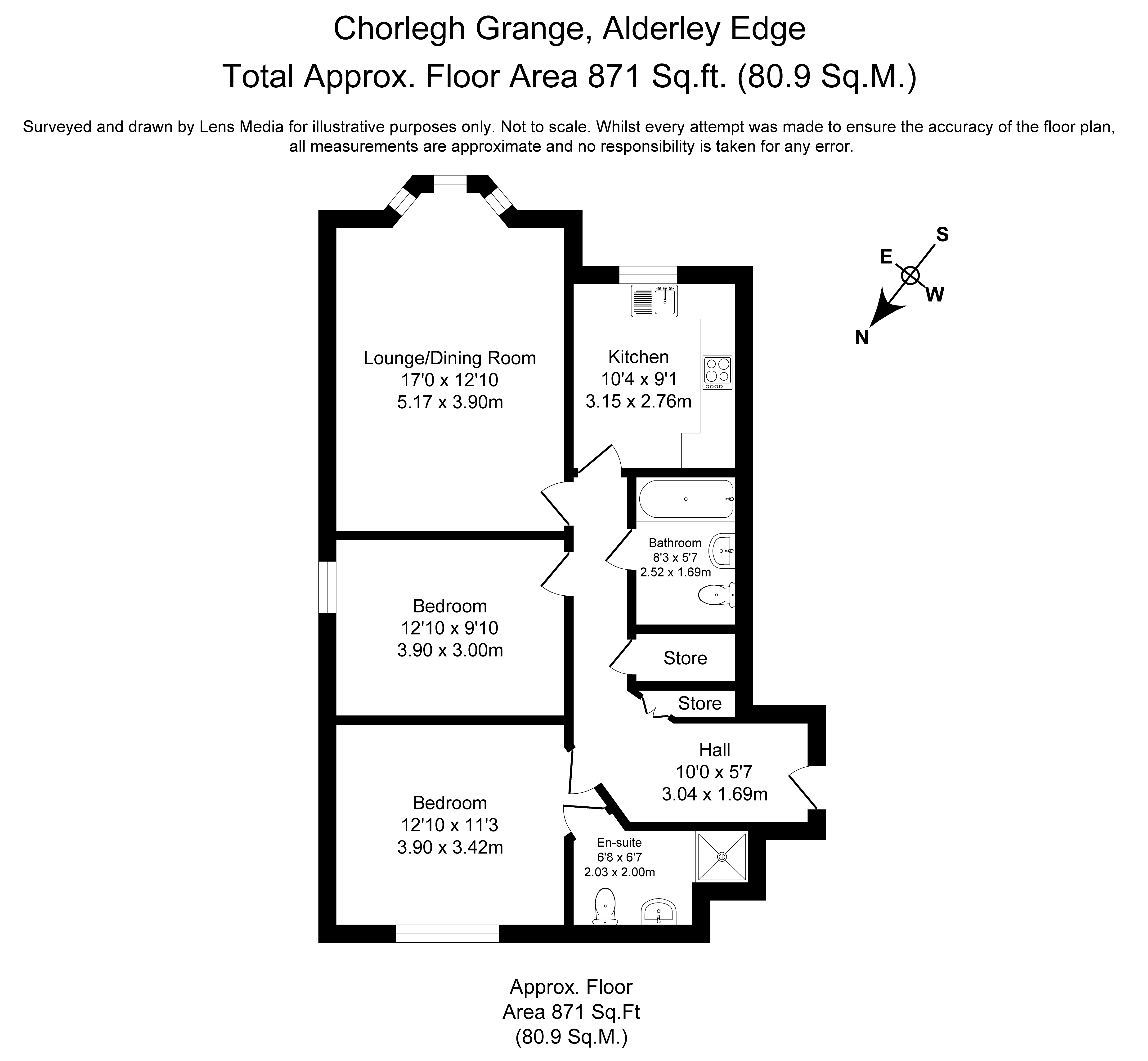 Floorplans For Chapel Road, Alderley Edge, Cheshire