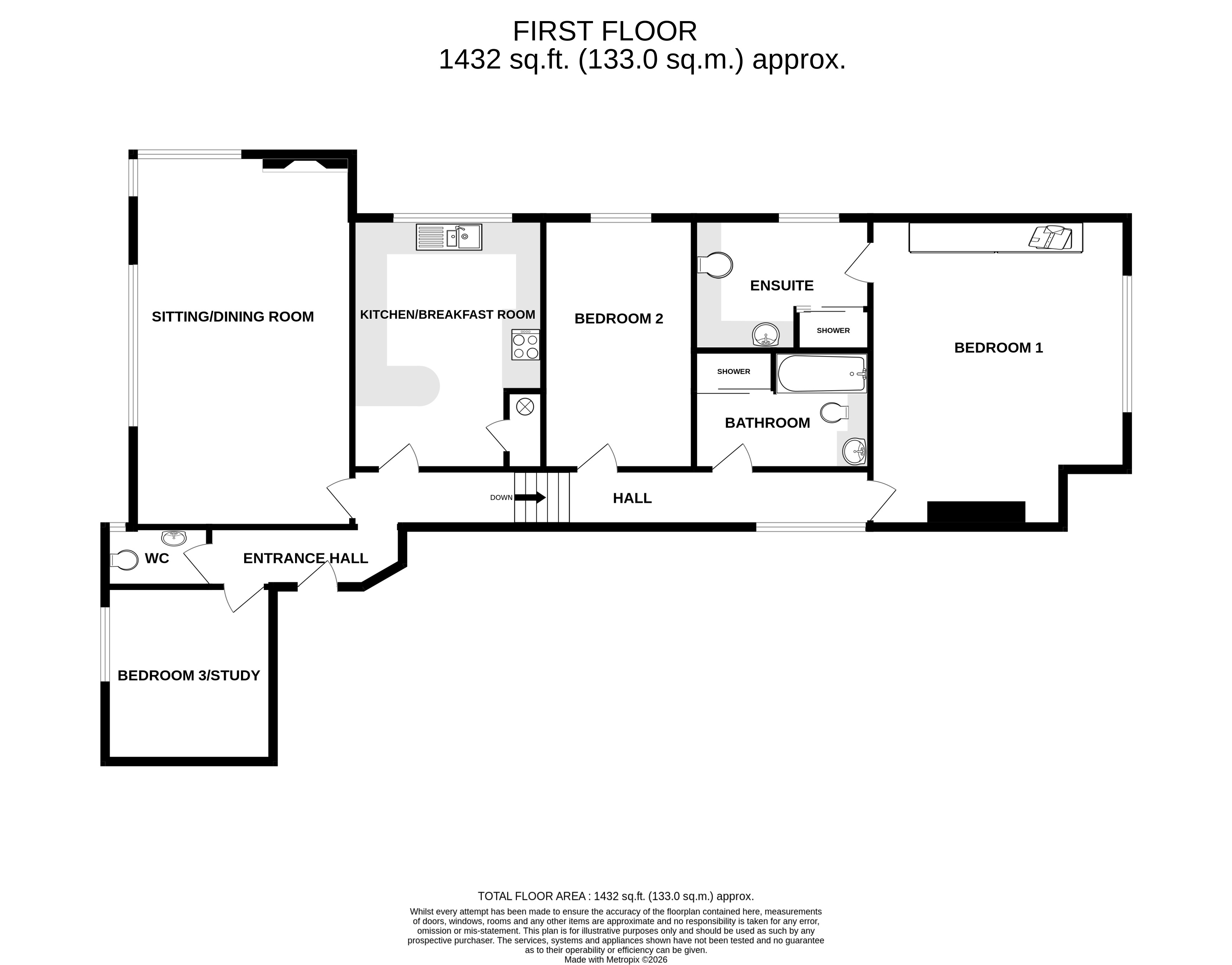 Floorplans For Chelford Road, Alderley Edge, Cheshire