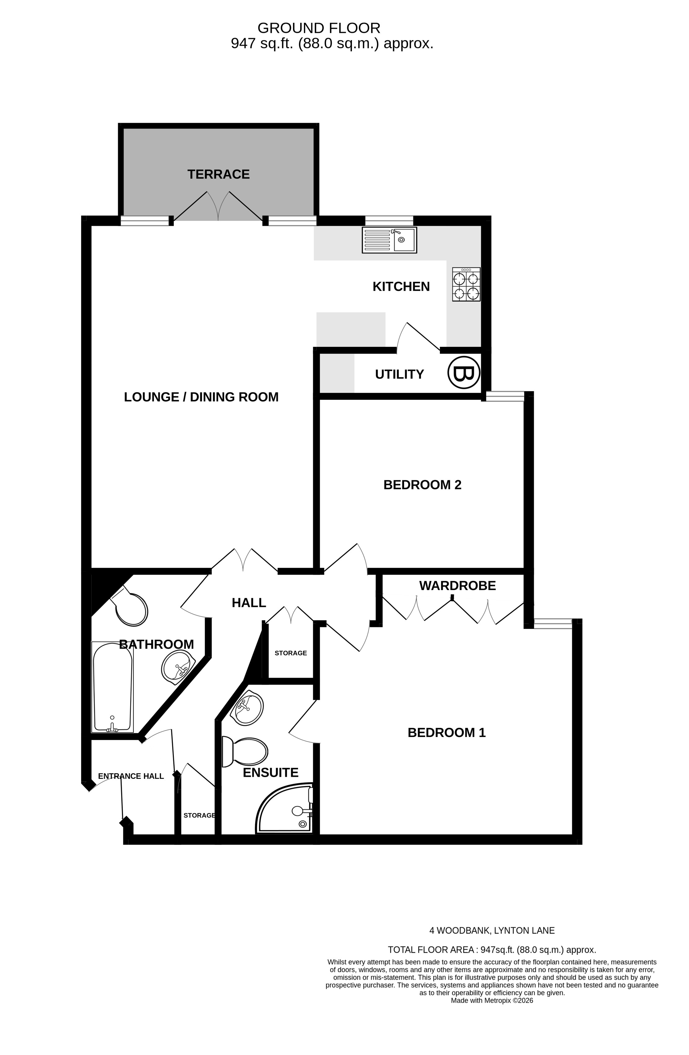 Floorplans For Lynton Lane, Alderley Edge, Cheshire