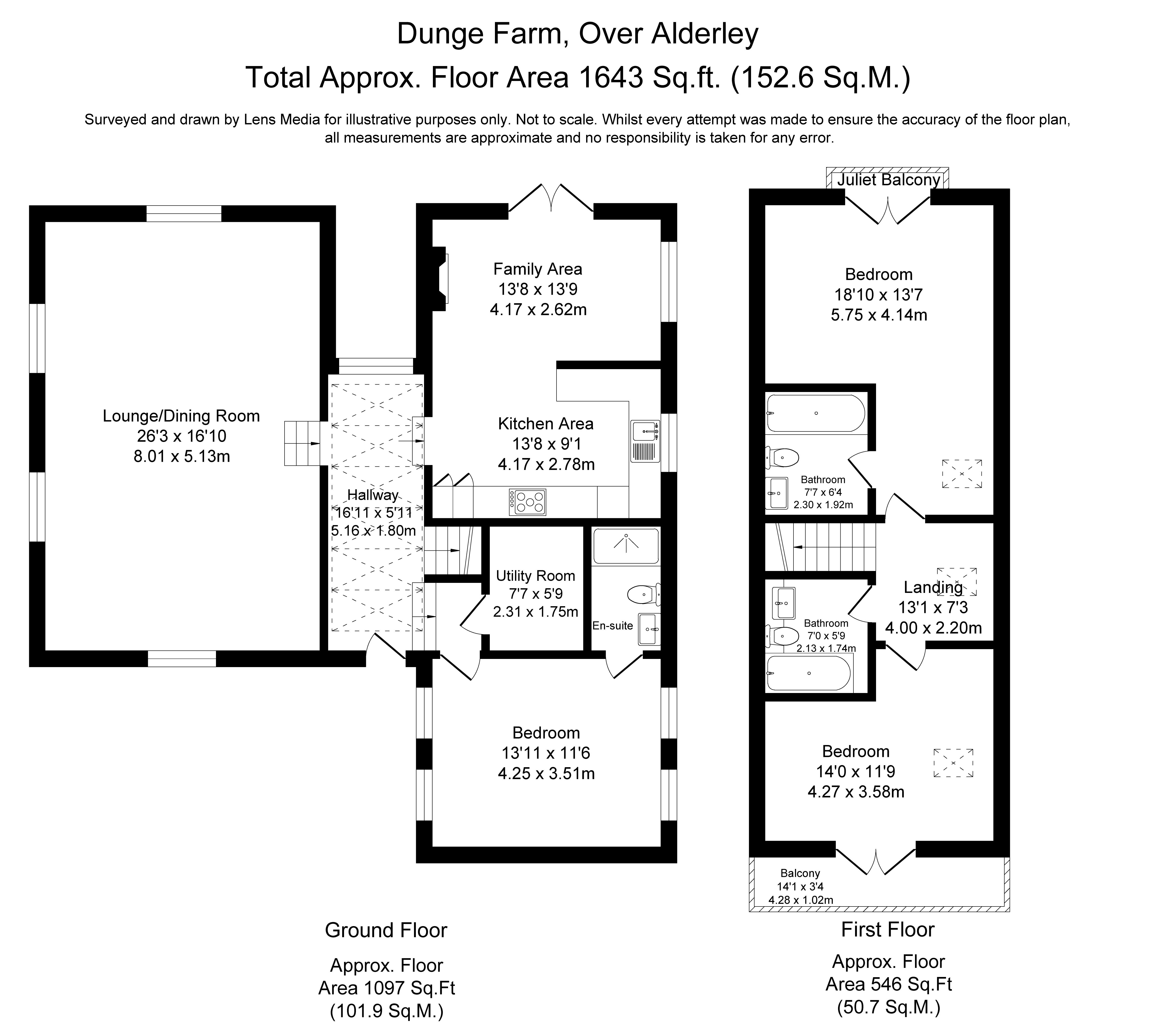 Floorplans For Over Alderley, Macclesfield, Cheshire