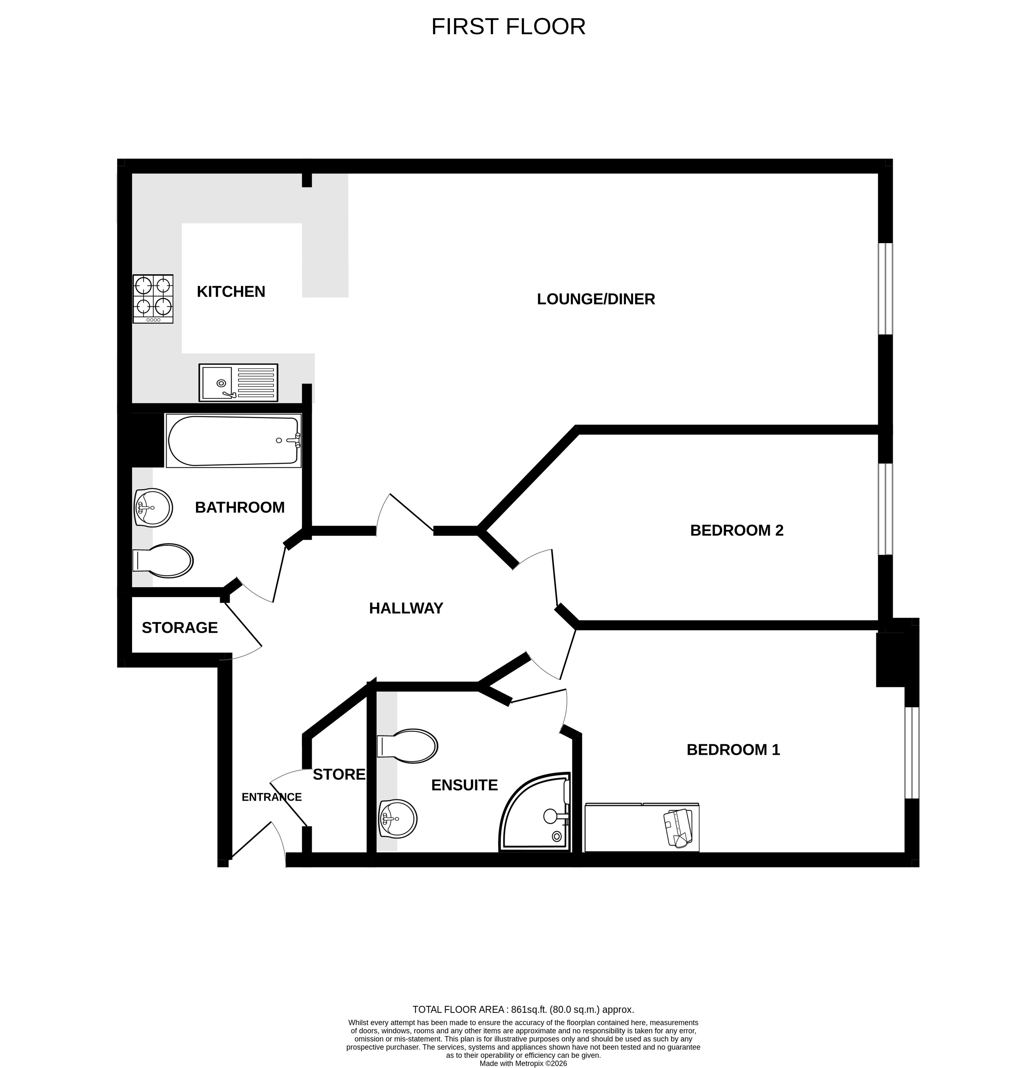 Floorplans For London Road, Alderley Edge, Cheshire