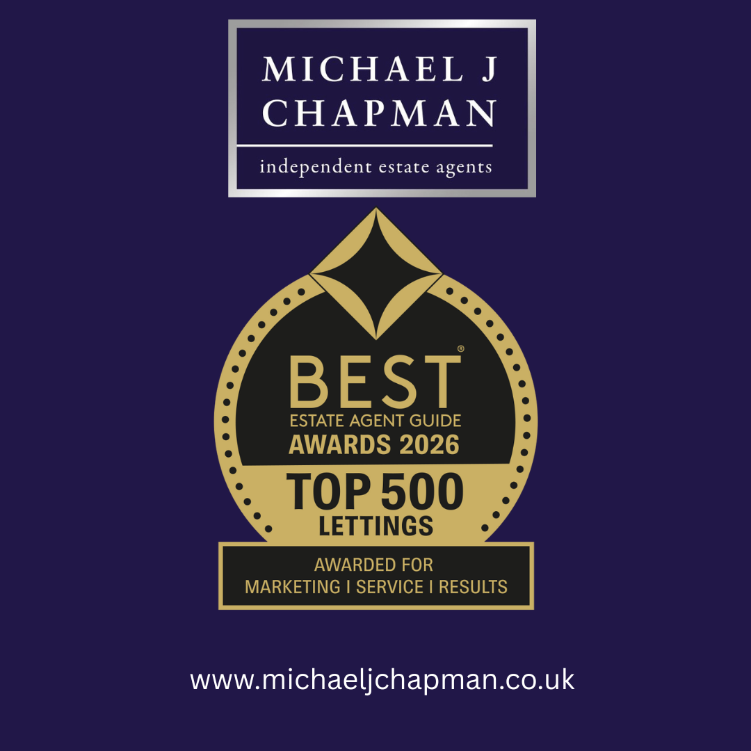 Michael J Chapman Estate Agents named as one of the very best Letting agents in the UK